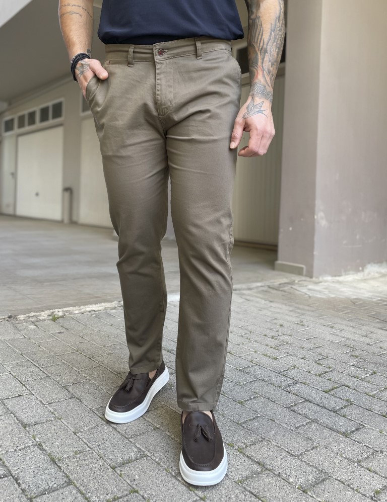 Dynamo Dynamo ανδρικό πούρο παντελόνι υφασμάτινο Chinos M1315P